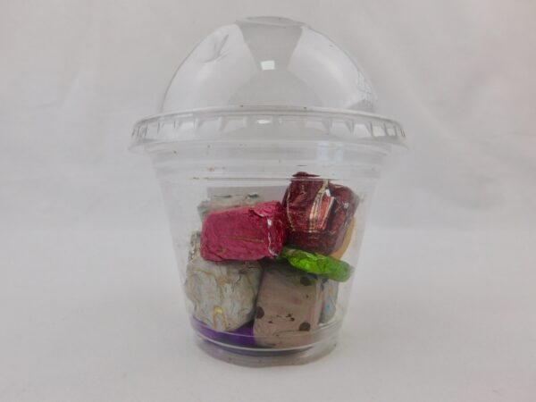 Vaso de chocolate con sabor