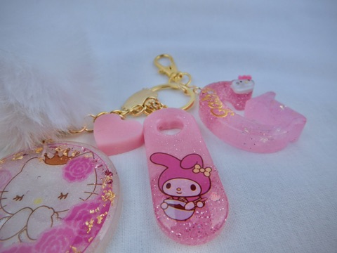Llavero con accesorios