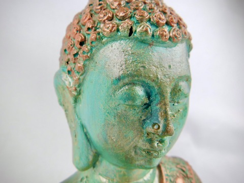 Artesanías de figura de yeso buda