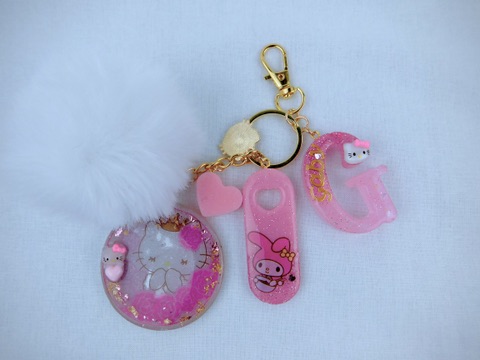 Llavero con accesorios